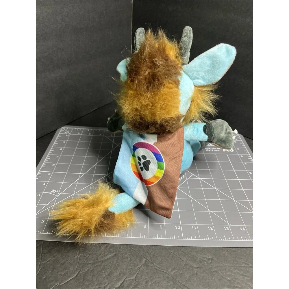Fursona Drew The Unity Dragon Plush Stuffed Animal Pride NO PIN Just Plush